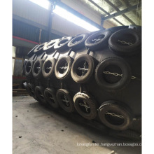 1.0*2.0m yokohama penumatic rubber fender with tyre and chain